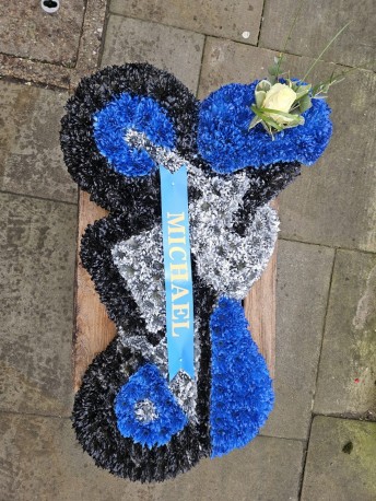 Motorbike Funeral Tribute